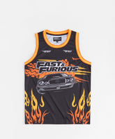 Fast & Furious Basketball Jersey - Black